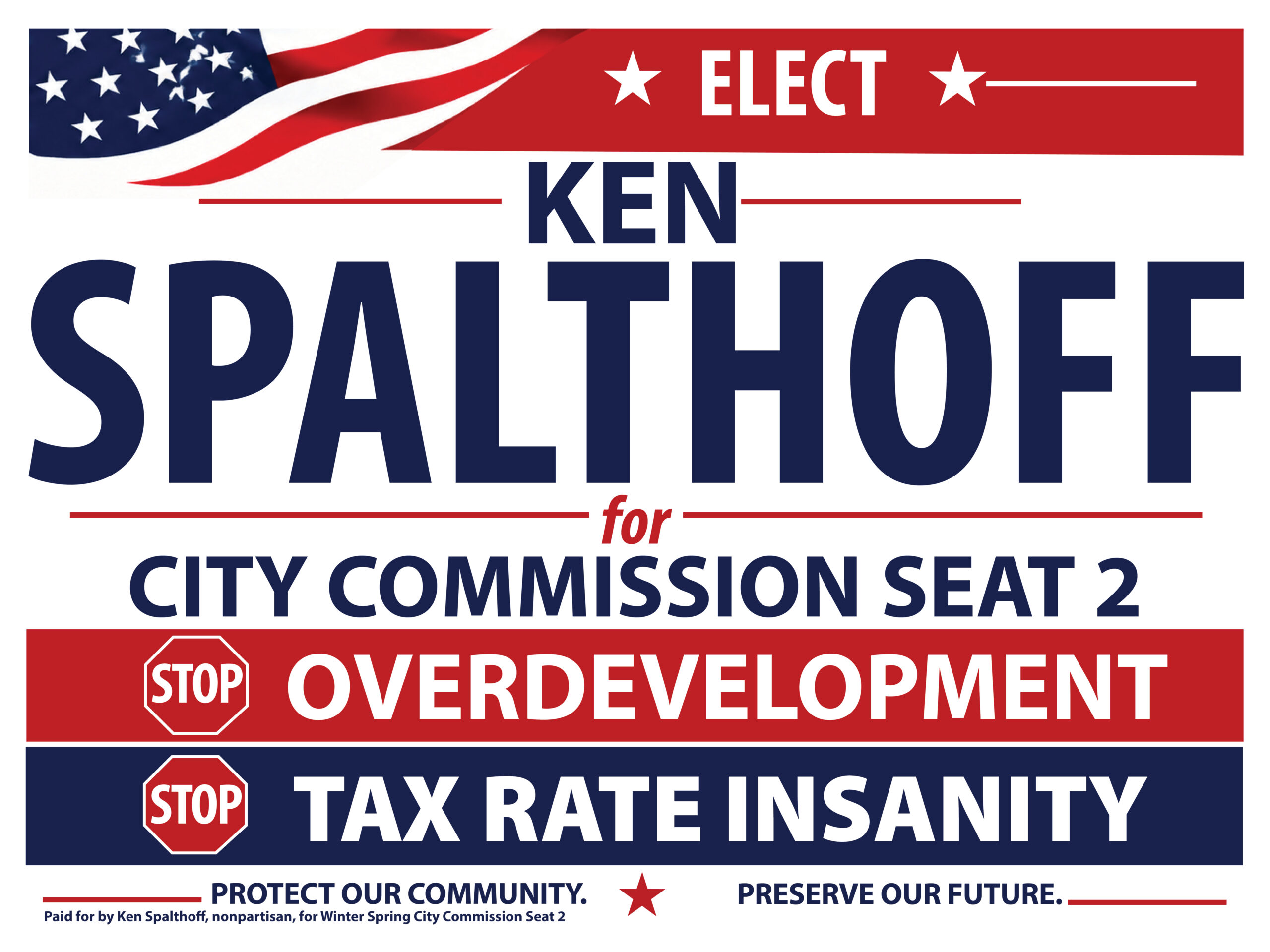 Ken Spalthoff for Winter Springs District 2 City Commissioner